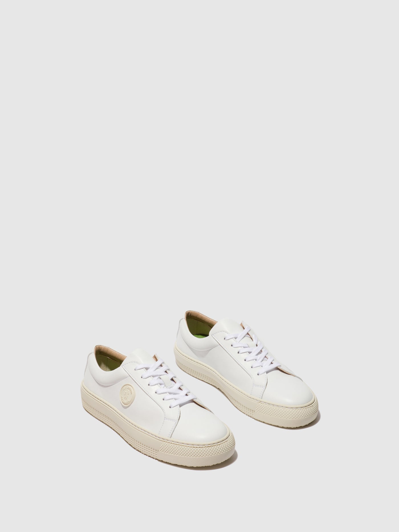 White Fly London Lace-up Men's Sneakers | 908321BTA