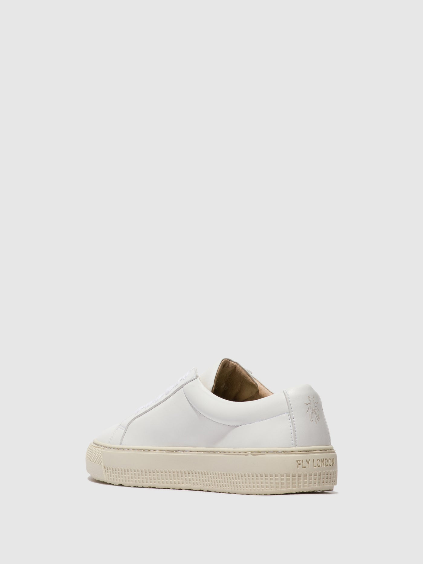 White Fly London Lace-up Men's Sneakers | 908321BTA