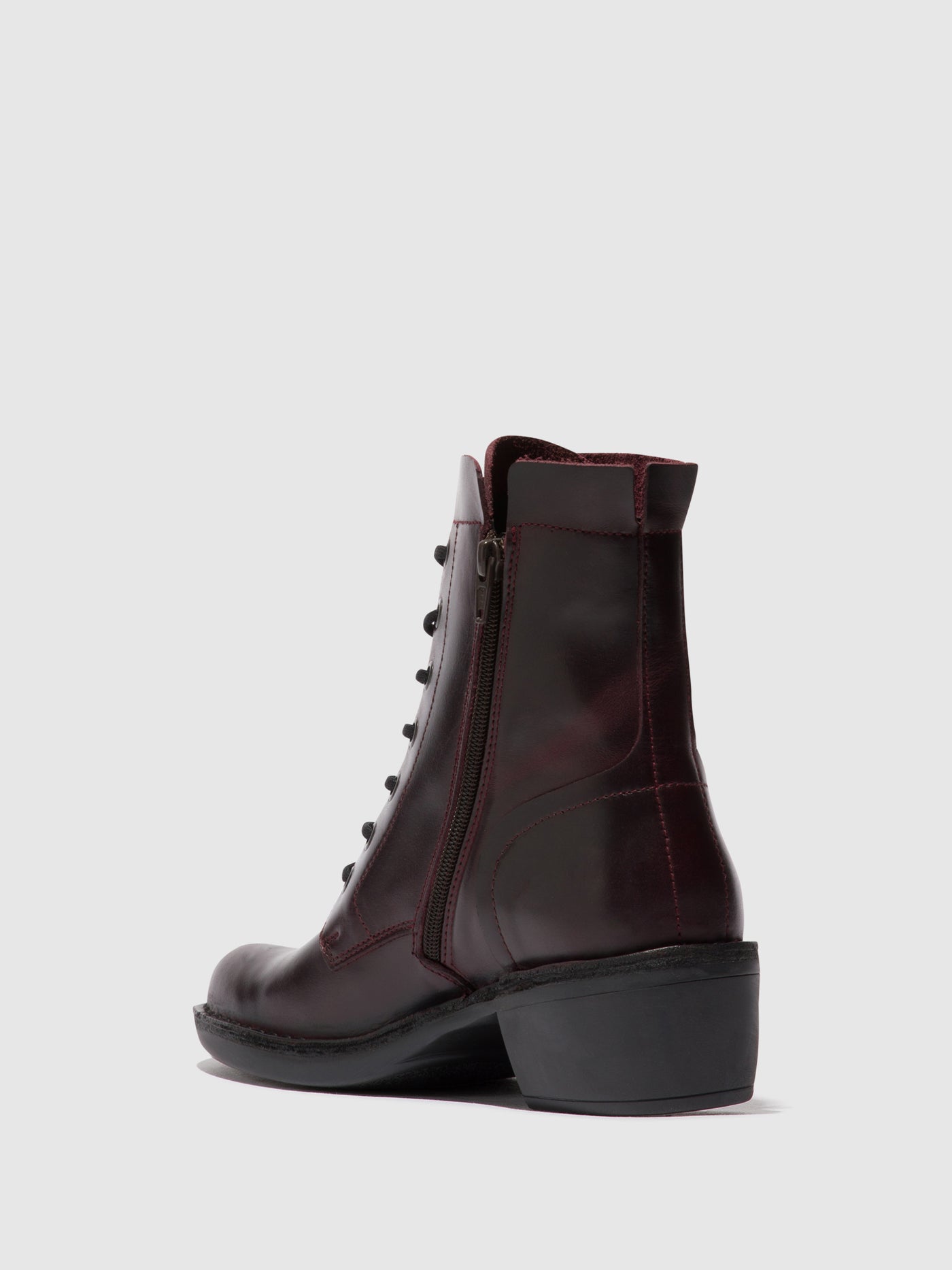 Wine Fly London Lace-up Boots Women's Ankle Boots | 913586RLM