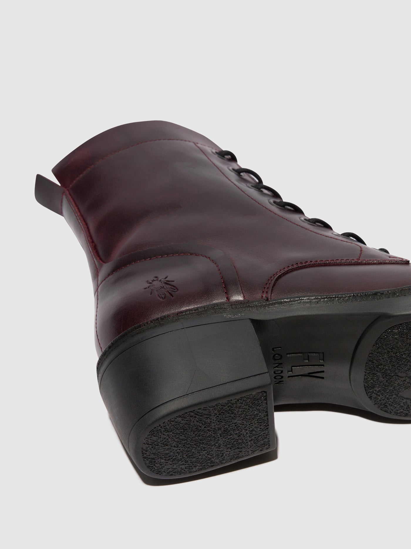 Wine Fly London Lace-up Boots Women's Ankle Boots | 913586RLM