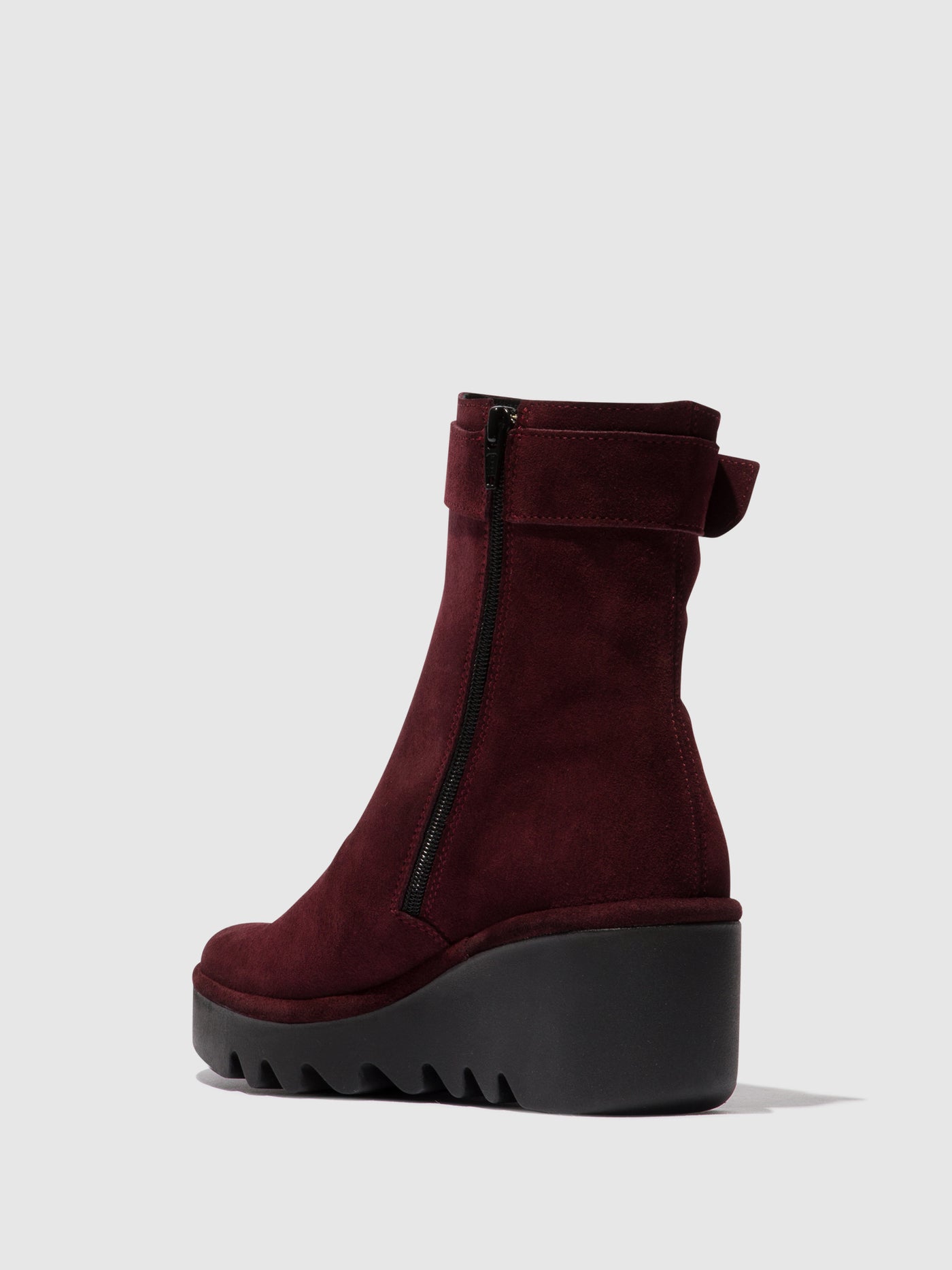 Wine Fly London Zip Up Boots Women's Ankle Boots | 072683MSY