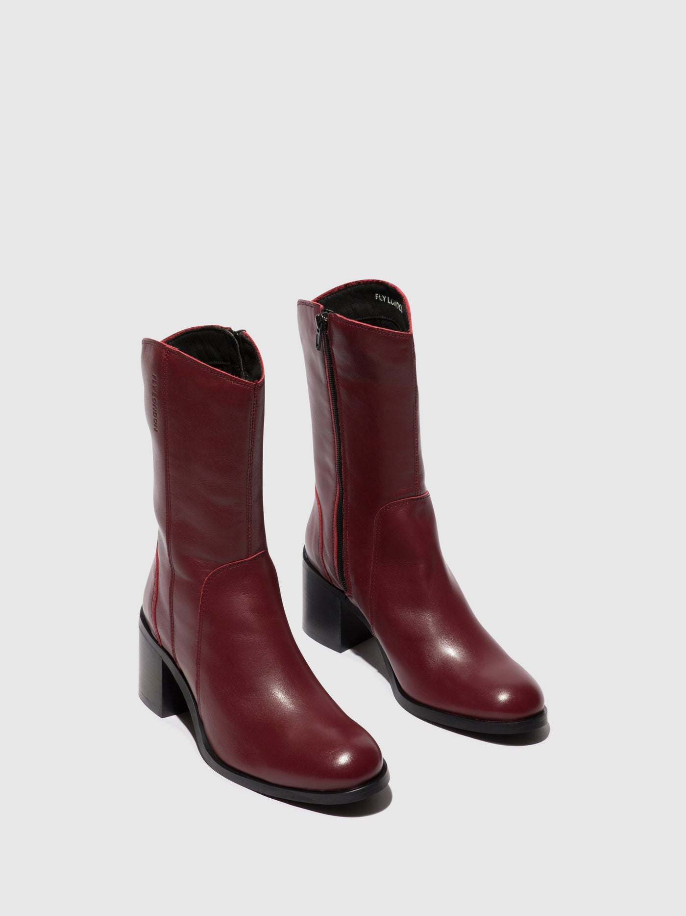 Wine Fly London Zip Up Boots Women's Ankle Boots | 943578NDL