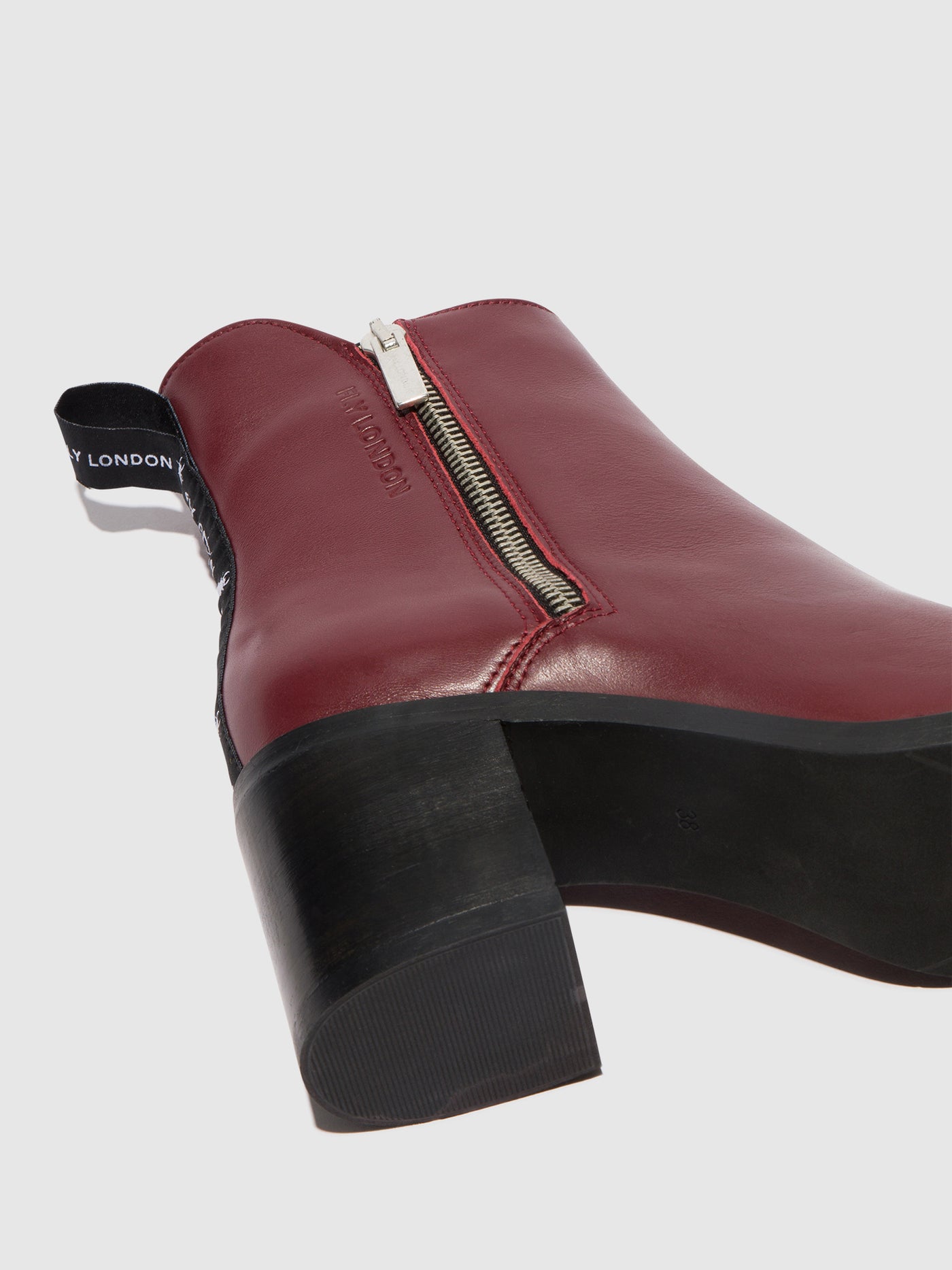 Wine Fly London Zip Up Boots Women's Ankle Boots | 968140VXK