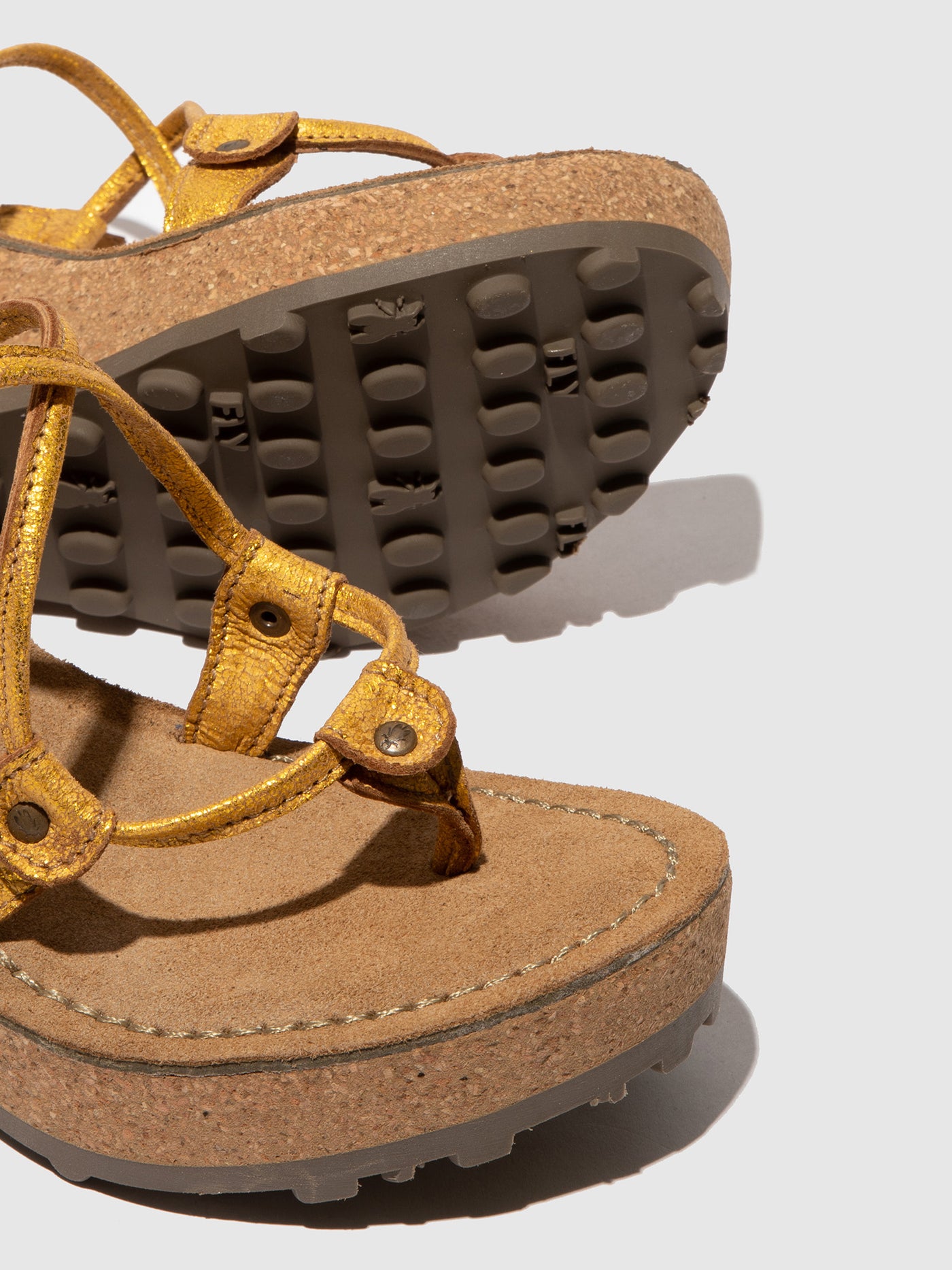 Yellow Fly London T-Strap Sandals Women's Sandals | 319265YAF