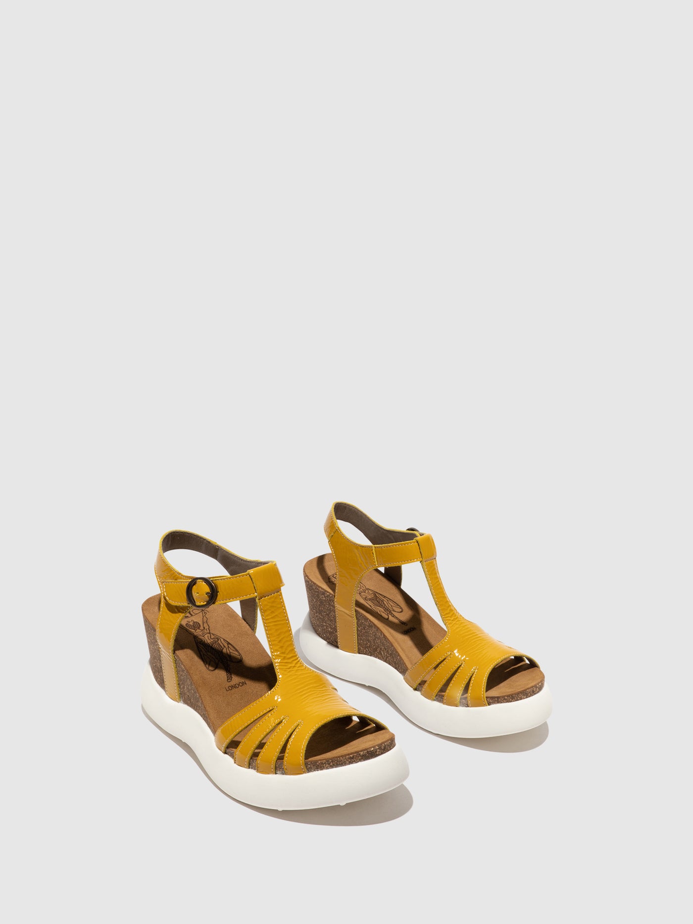 Yellow Fly London T-Strap Sandals Women's Sandals | 648173NTU